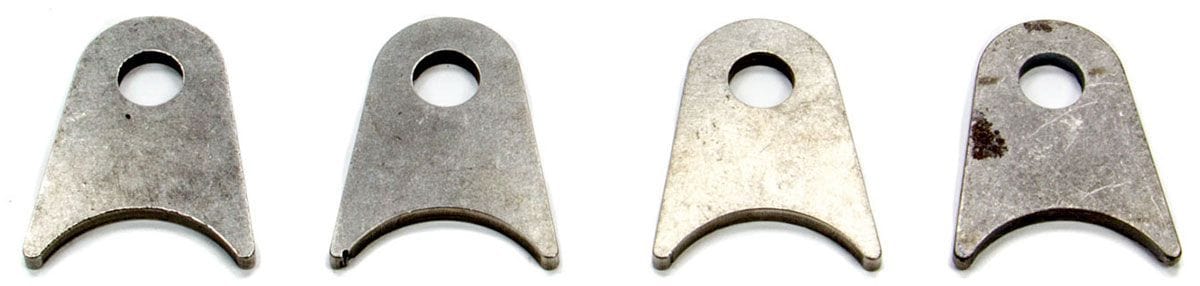 MEZIERE Suit 1-1/4" Tube With 3/8" Hole (Qty: 4) Meziere Weld-On Flat Tab 4130 Steel MZCT10512C SR