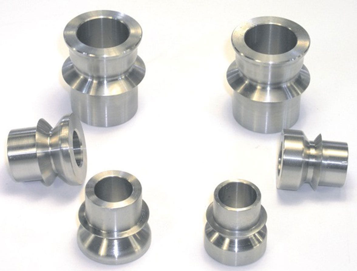 MEZIERE Suit 5/8" Heim Bore To 1/2" Bolt Meziere Rod End Misalignment Bushing 4130 Steel MZMB6250 SR