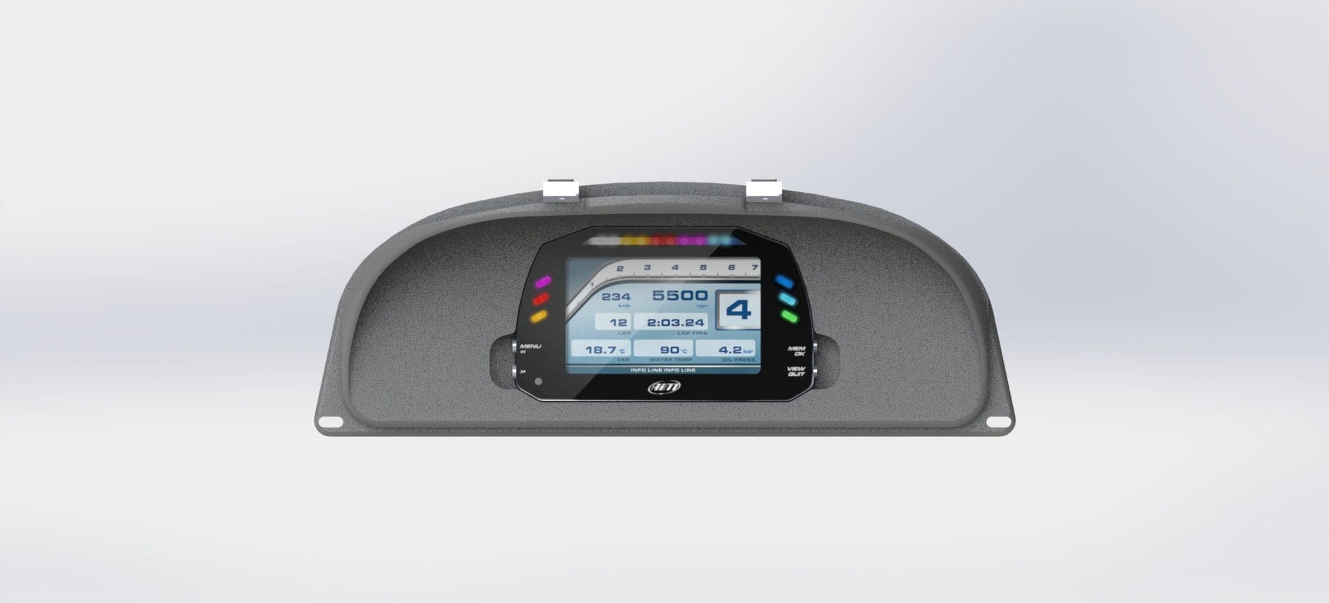 Midnight 3D Automotive Subaru WRX STI GC8 PFL (92-97) Digital Dash Cluster Insert SR