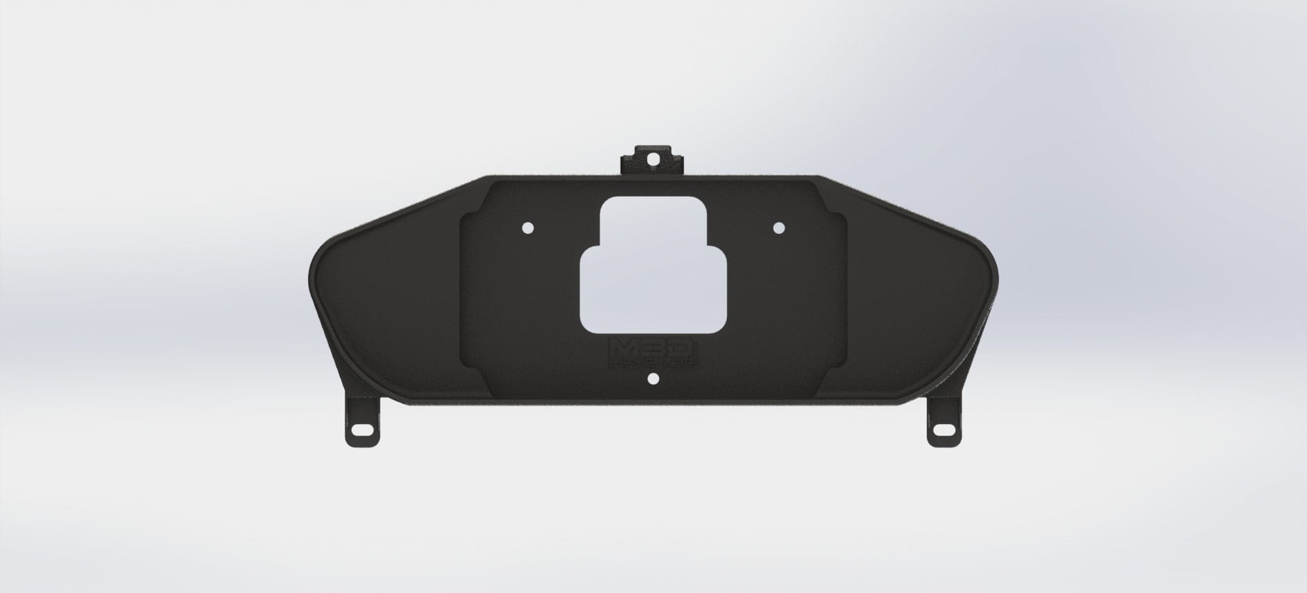 Midnight 3D Haltech iC7 / No Extras / Without Dash Nissan S14 Silvia Digital Cluster Mount SR