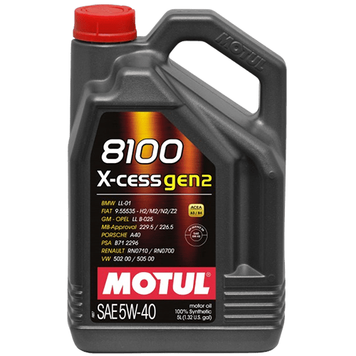 Motul AUTOMOTIVE 5L 8100 X-CESS GEN2 5W40 5L Motul 109911 SR