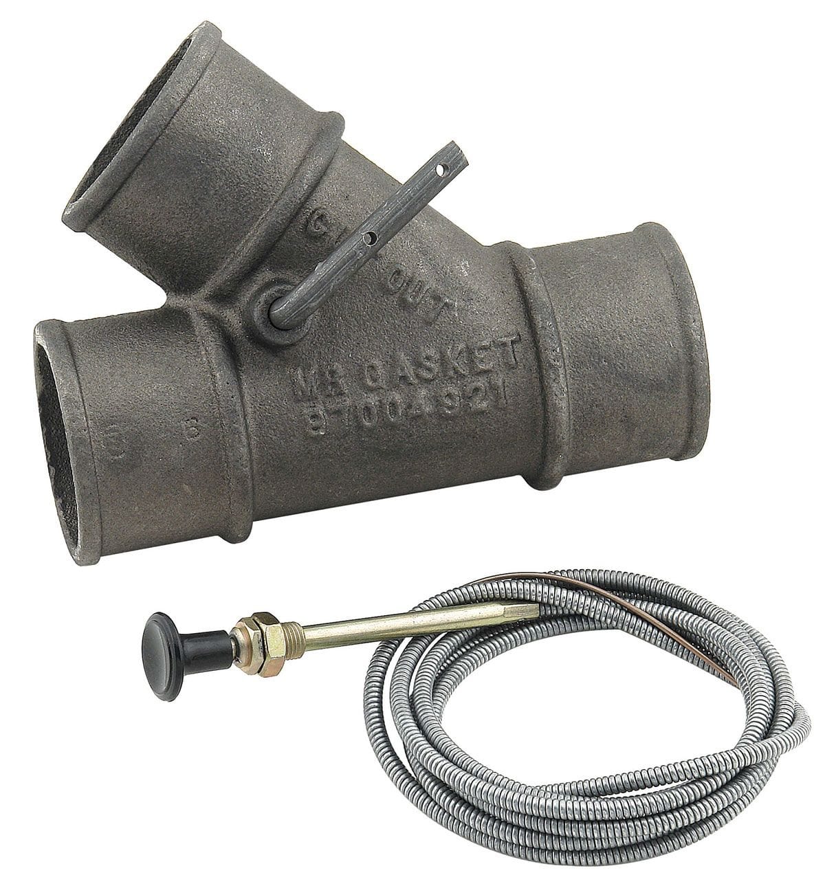 MRG Suit 2" OD Exhaust Pipes Mr Gasket Mr Gasket Exhaust Cut-Out with Cable MG5424 SR