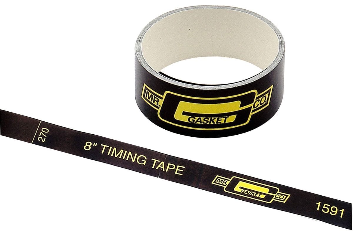 MRG Suit Big Block Chevy 1970-73 Mr Gasket Mr Gasket 8" Dia Precision Timing Tape MG1591 SR