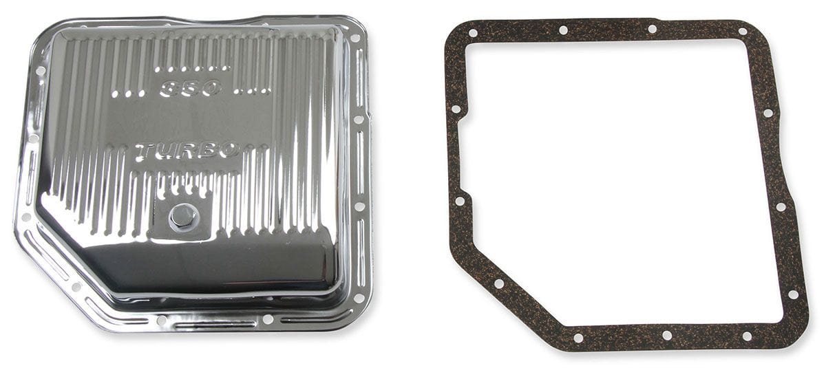 MRG Suit GM TH350 Stock Depth Mr Gasket Mr Gasket Chrome Automatic Transmission Pan MG9761 SR