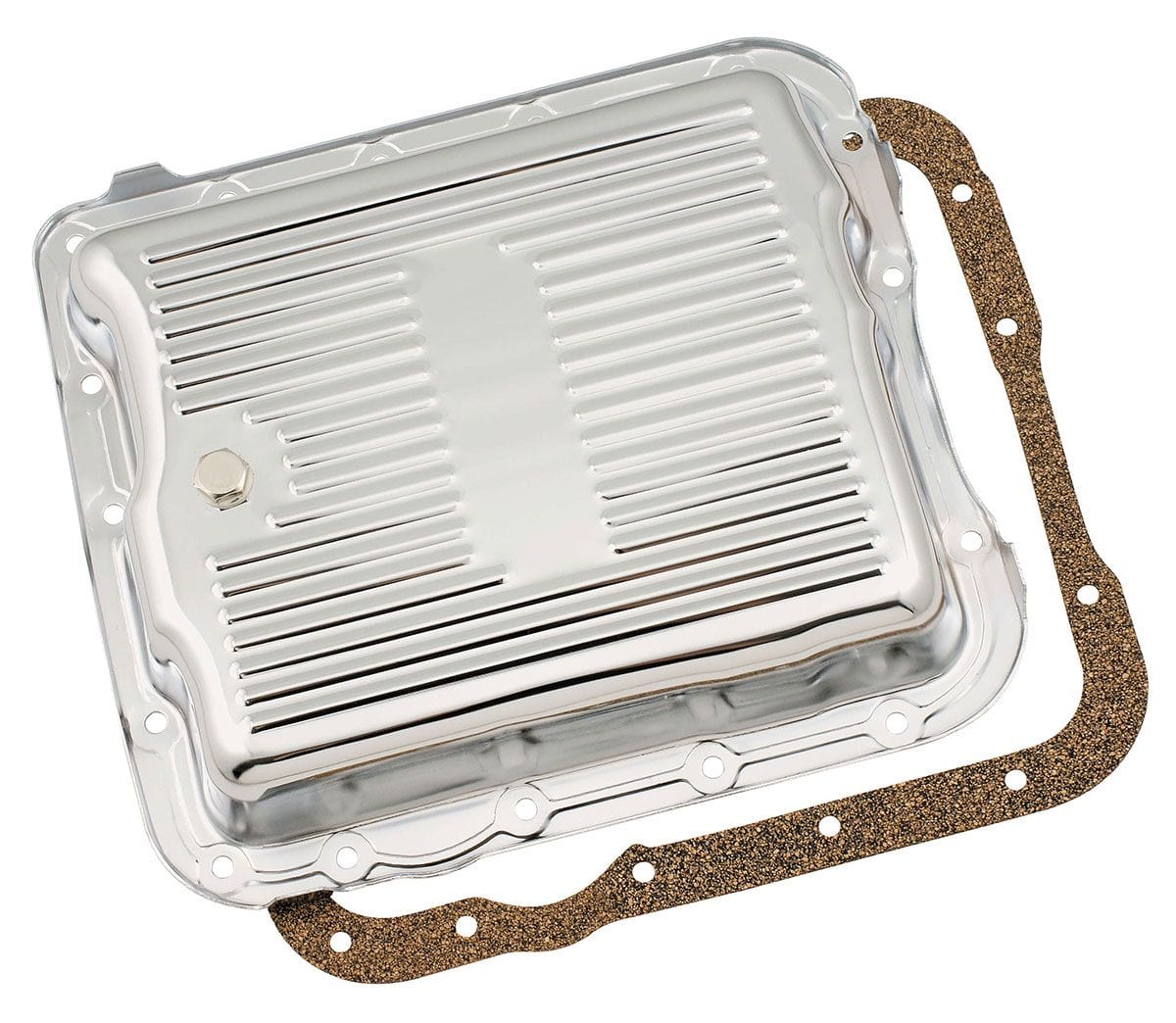 MRG Suit TH700R4 Stock Depth Mr Gasket Mr Gasket Chrome Automatic Transmission Pan MG9732 SR