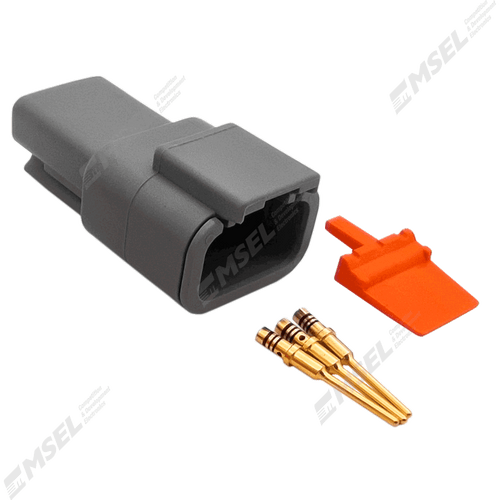 Msel Deutsch DTM 3-Way Receptacle Kit SR