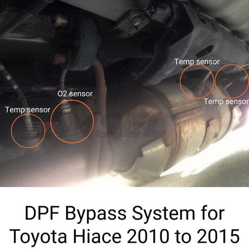 Msel DPF Bypass System for Toyota Hiace 2007 to 2010 SR