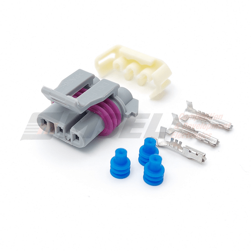 Msel GM 3-Way Female MAP Sensor Connector Kit - Grey SR