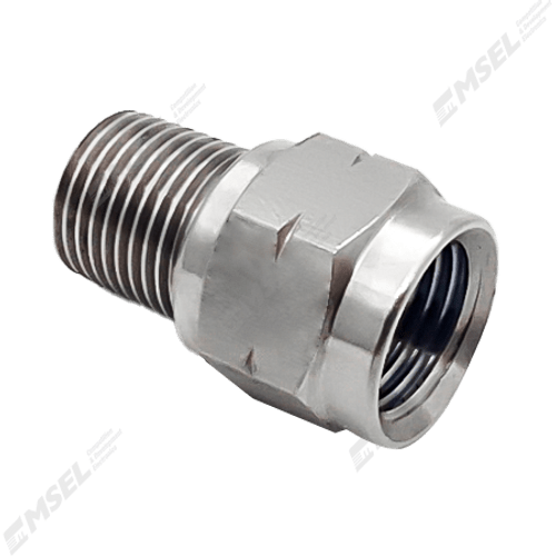 Msel M10 x 1 to 1/8" BSP Pressure Sensor Adapter SR