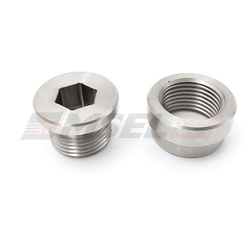Msel Stainless Steel Lambda Bung and Plug Kit SR