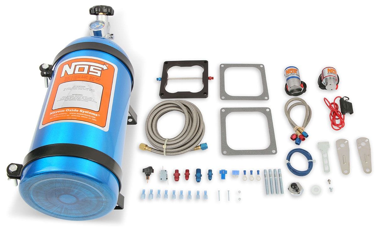 NOS 200-400 Horsepower. Suit 4500 Series Carbs. Nitrous Oxide Systems Big Shot Single Stage Nitrous Kit NOS02102 SR
