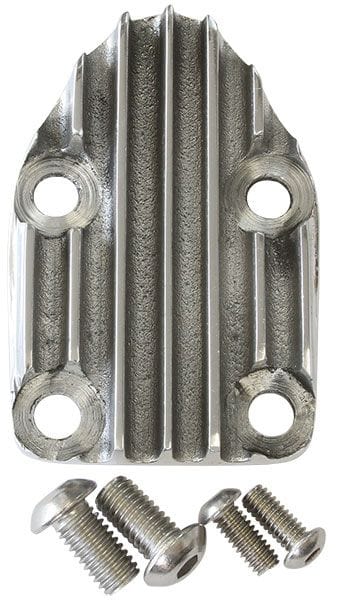 OBRIEN Obrien Polished Finned Aluminium Fuel Pump Block Off OTBOSB SR