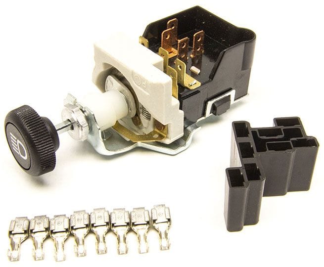 PAINLESS Painless Wiring Headlight Switch with GM Style Black Knob PW80152 SR