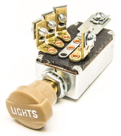 PAINLESS Painless Wiring Universal Headlight Switch with Plastic Knob PW80154 SR