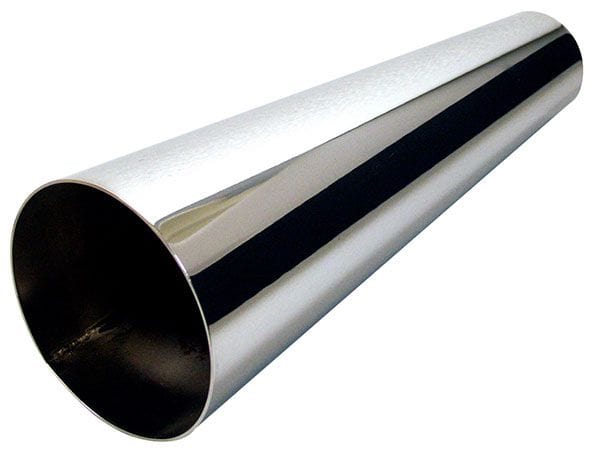 PATRIOT 1-5/8" Inlet X 3-1/2" Outlet X 30" L Patriot Exhaust Raw Finish Megaphone Exhaust Tip PATH7329 SR