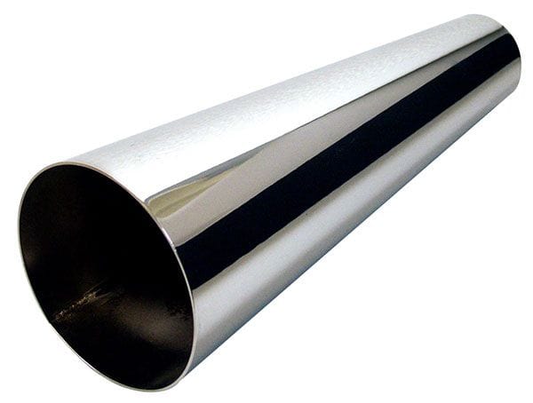 PATRIOT 2" Inlet X 4" Outlet X 24" L Patriot Exhaust Raw Finish Megaphone Exhaust Tip PATH7323 SR