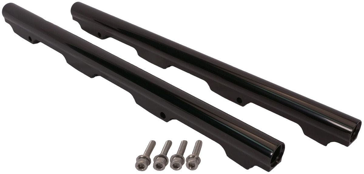 Performance Design Performance Design Performance Design Billet -8AN Fuel Rails, Black (PD70608.00.00.BK) SR