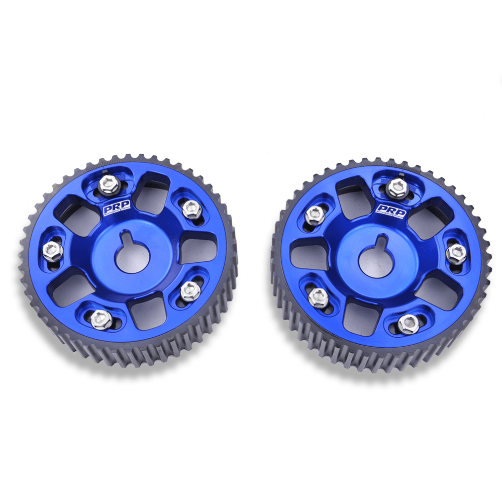 Platinum Racing Products Adjustable Cam Gear Blue / No thankyou / Two Cam Gears Adjustable ALLOY OUTER Cam Gears to suit 1JZ / 2JZ SR