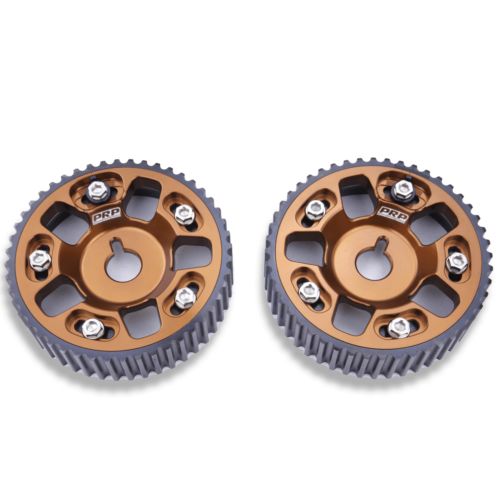 Platinum Racing Products Adjustable Cam Gear Bronze / No thankyou / Two Cam Gears Adjustable ALLOY OUTER Cam Gears to suit 1JZ / 2JZ SR