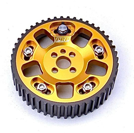 Platinum Racing Products Adjustable Cam Gear No thankyou / No thankyou / Gold Nissan / Holden RB30 Single Cam Adjustable Billet Alloy Cam Gear SR