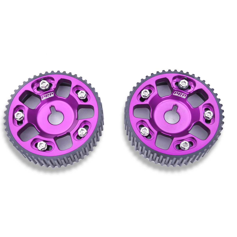 Platinum Racing Products Adjustable Cam Gear Purple / No thankyou / Two Cam Gears Adjustable ALLOY OUTER Cam Gears to suit 1JZ / 2JZ SR