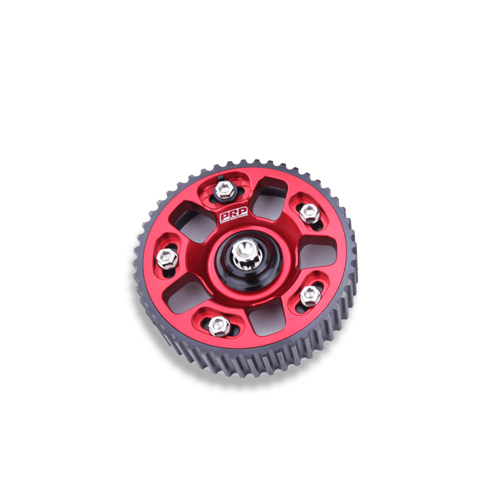 Platinum Racing Products Adjustable Cam Gear Red / Add Billet Retainer and TI Bolt x 1 / One Cam Gear Adjustable ALLOY OUTER Cam Gears to suit 1JZ / 2JZ SR