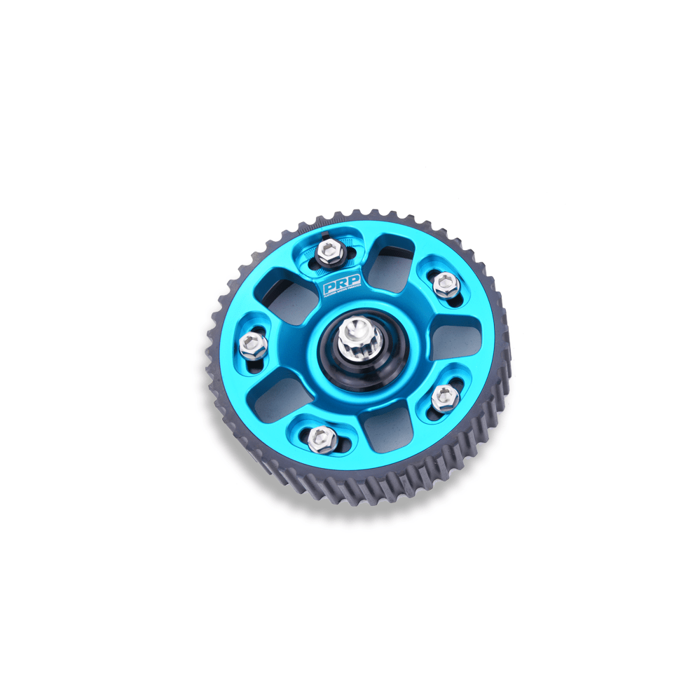 Platinum Racing Products Adjustable Cam Gear Teal / Add Billet Retainer and TI Bolt x 1 / One Cam Gear Adjustable ALLOY OUTER Cam Gears to suit 1JZ / 2JZ SR