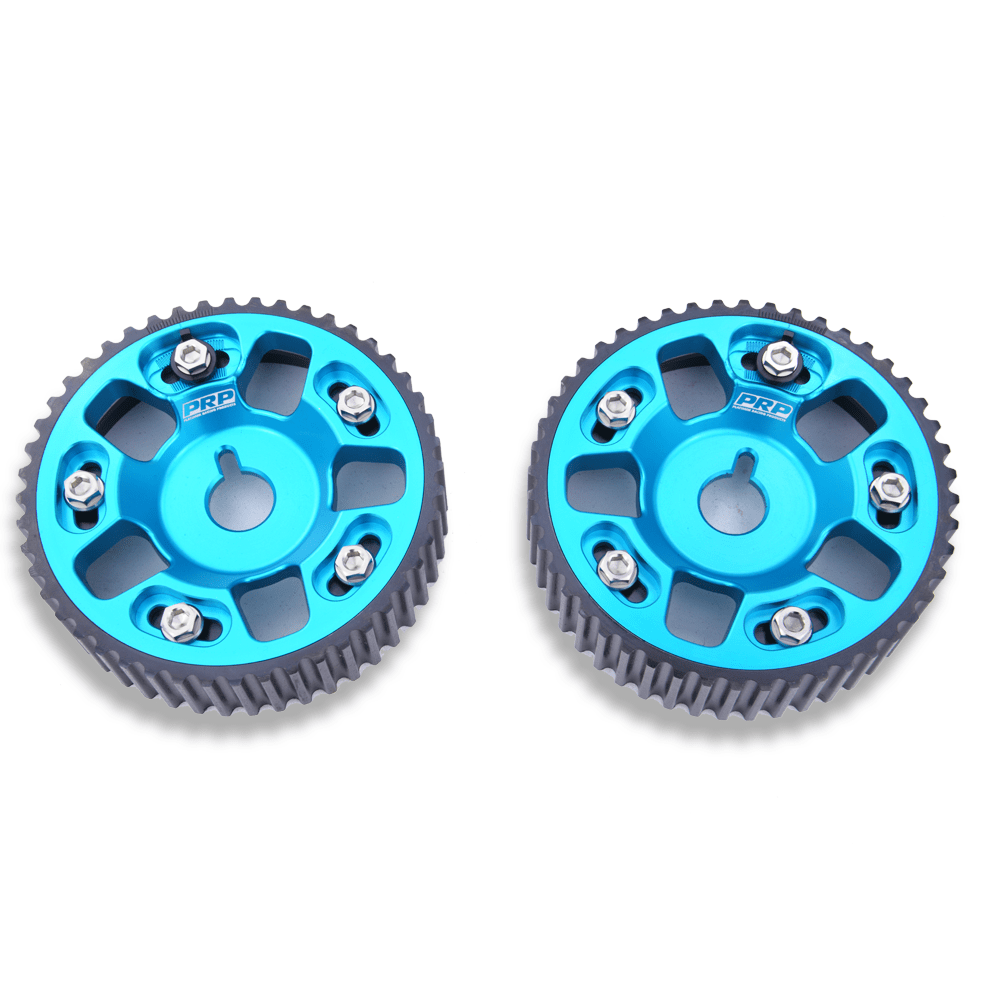 Platinum Racing Products Adjustable Cam Gear Teal / No thankyou / Two Cam Gears Adjustable ALLOY OUTER Cam Gears to suit 1JZ / 2JZ SR