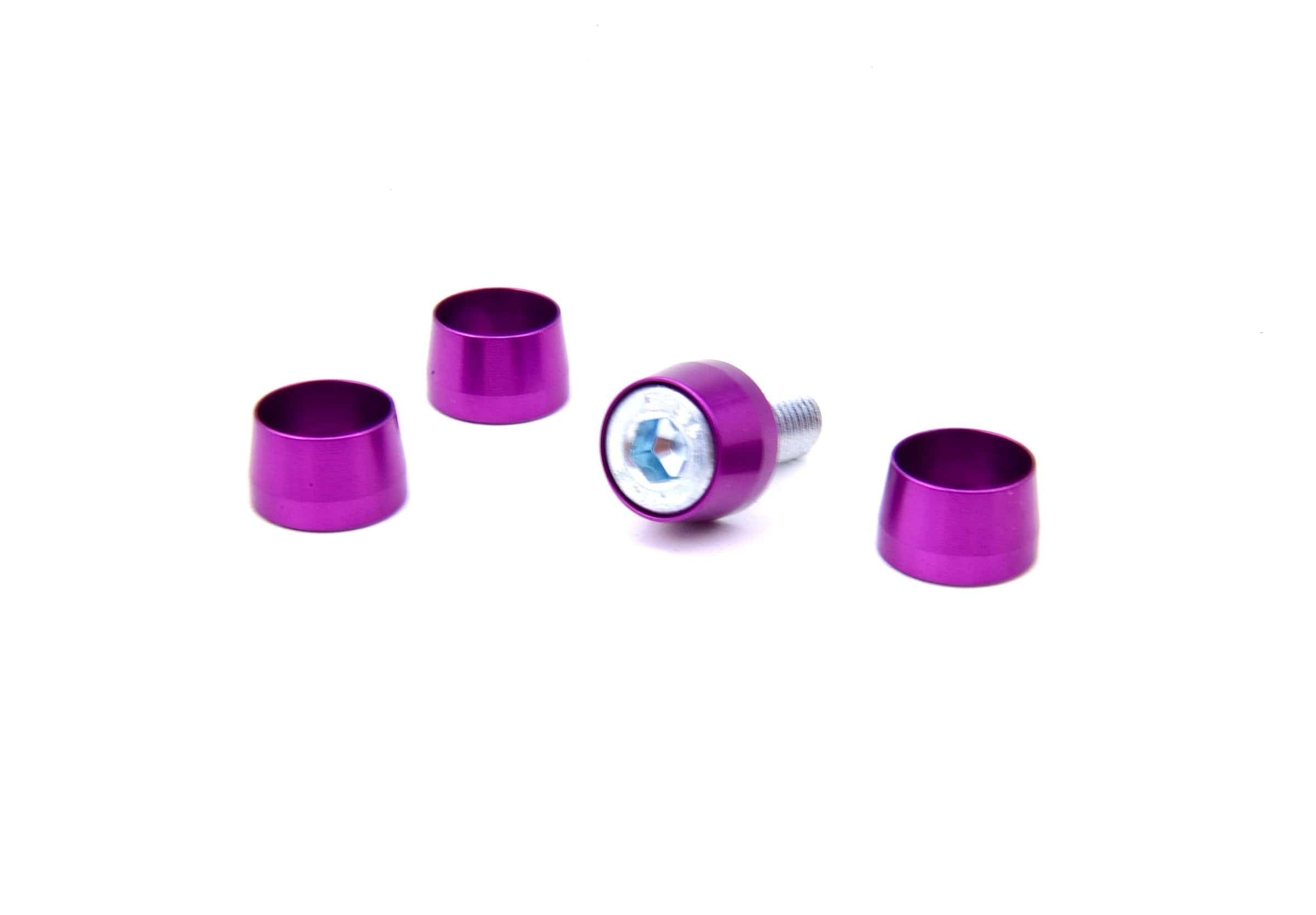 Platinum Racing Products Dress Up Washers 4 / Boring Black / No thank you - I will use the bolts already in my coil kit VR38 Coilpack Dress Up Washer and Bolt Kit SR
