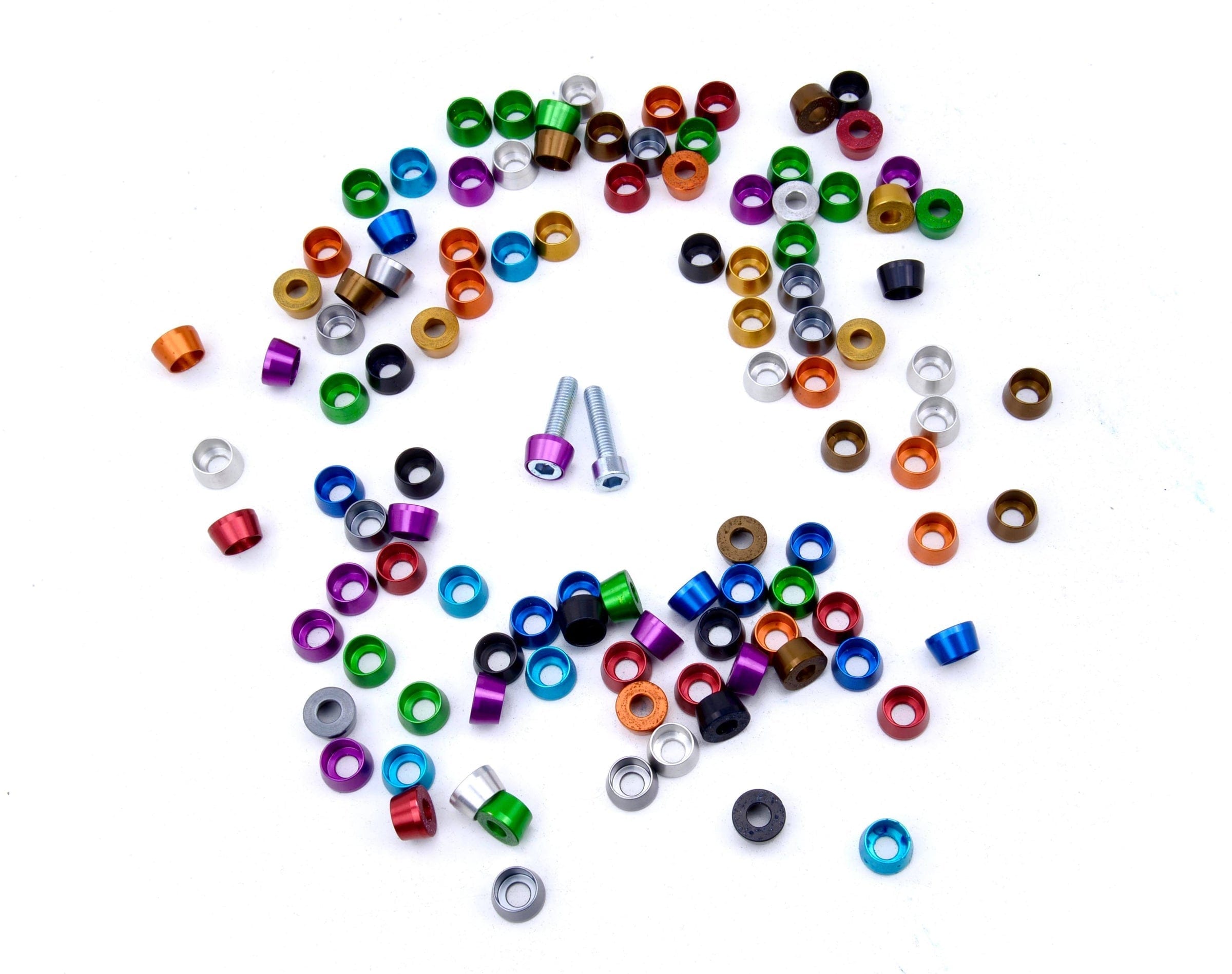 Platinum Racing Products Dress Up Washers 4 / Boring Black / Yes please - I would like some new bolts for my kit VR38 Coilpack Dress Up Washer and Bolt Kit SR