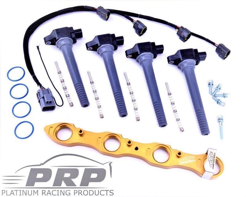 Platinum Racing Products Ignition Coil Kit Black / Bracket Nissan SR20 Coil Kit for Nissan Pulsar GTI-R SR