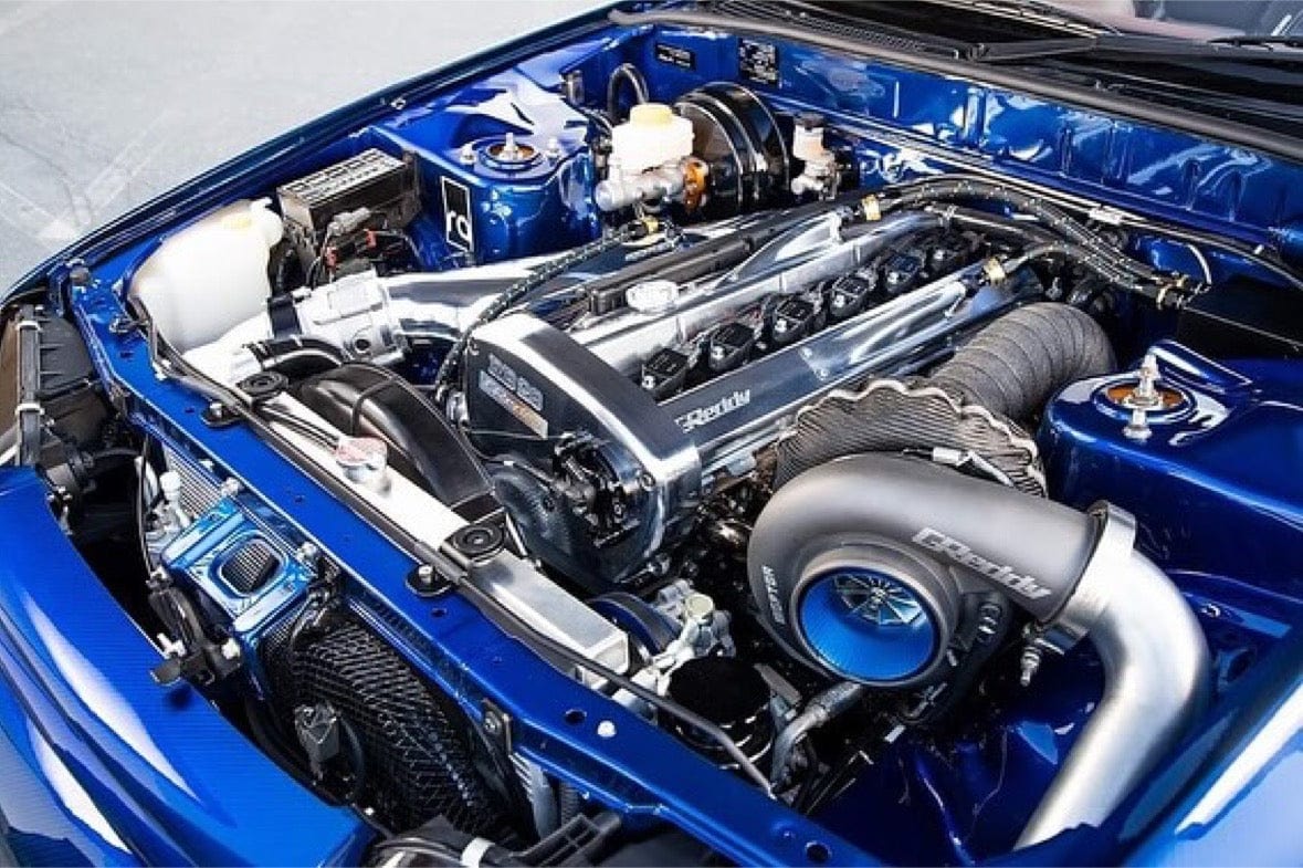 Platinum Racing Products Motor Vehicle Engine Parts Black / Blue "V2" 'Race Series Plus' Trigger Kit to suit Nissan RB Twin Cam SR