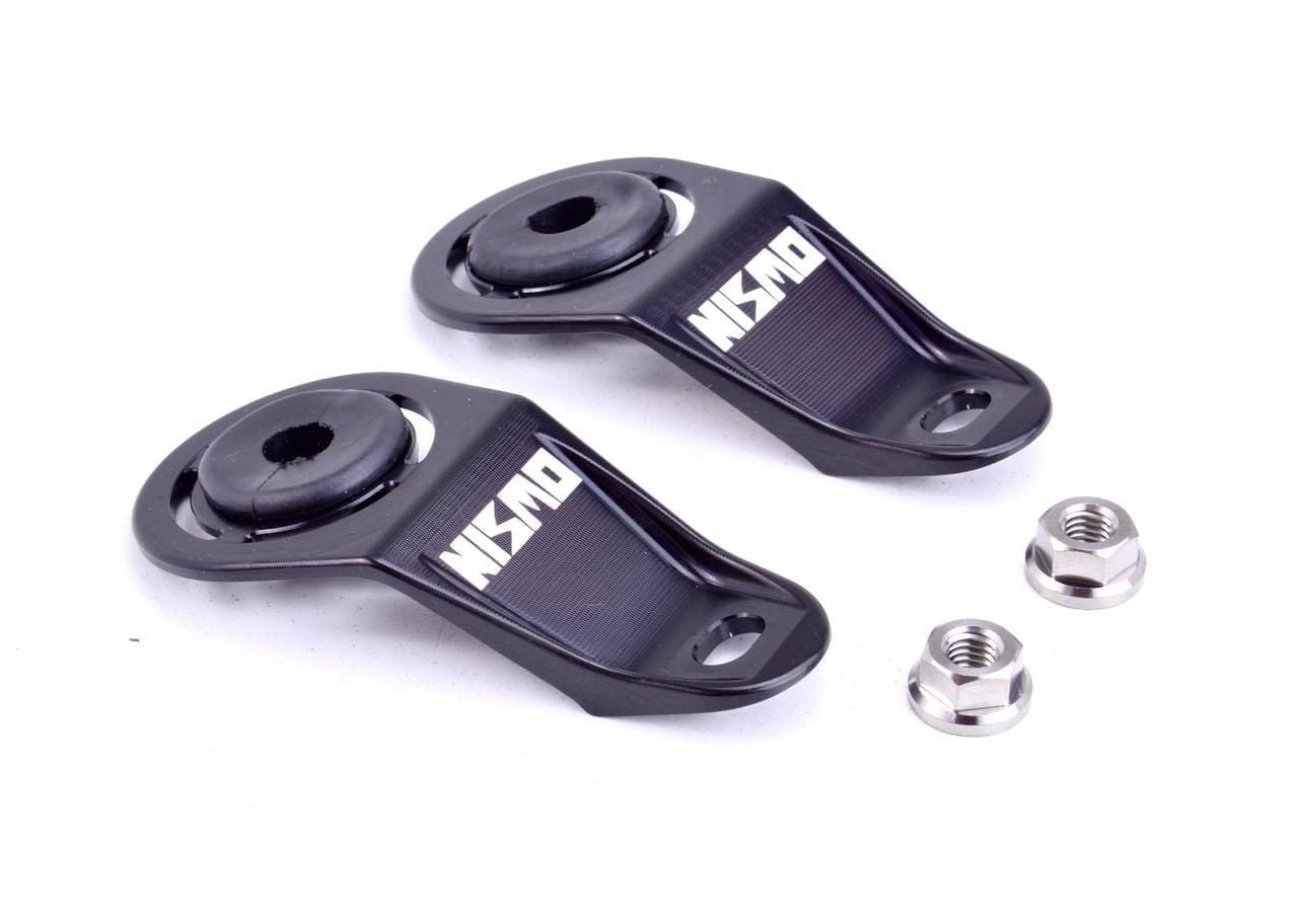 Platinum Racing Products Radiator Bracket Black / GTR Radiator Brackets inc Titanium Hardware to suit ALL VARIANTS of Nissan Skyline R33 & R34 (Exc GT-R) SR
