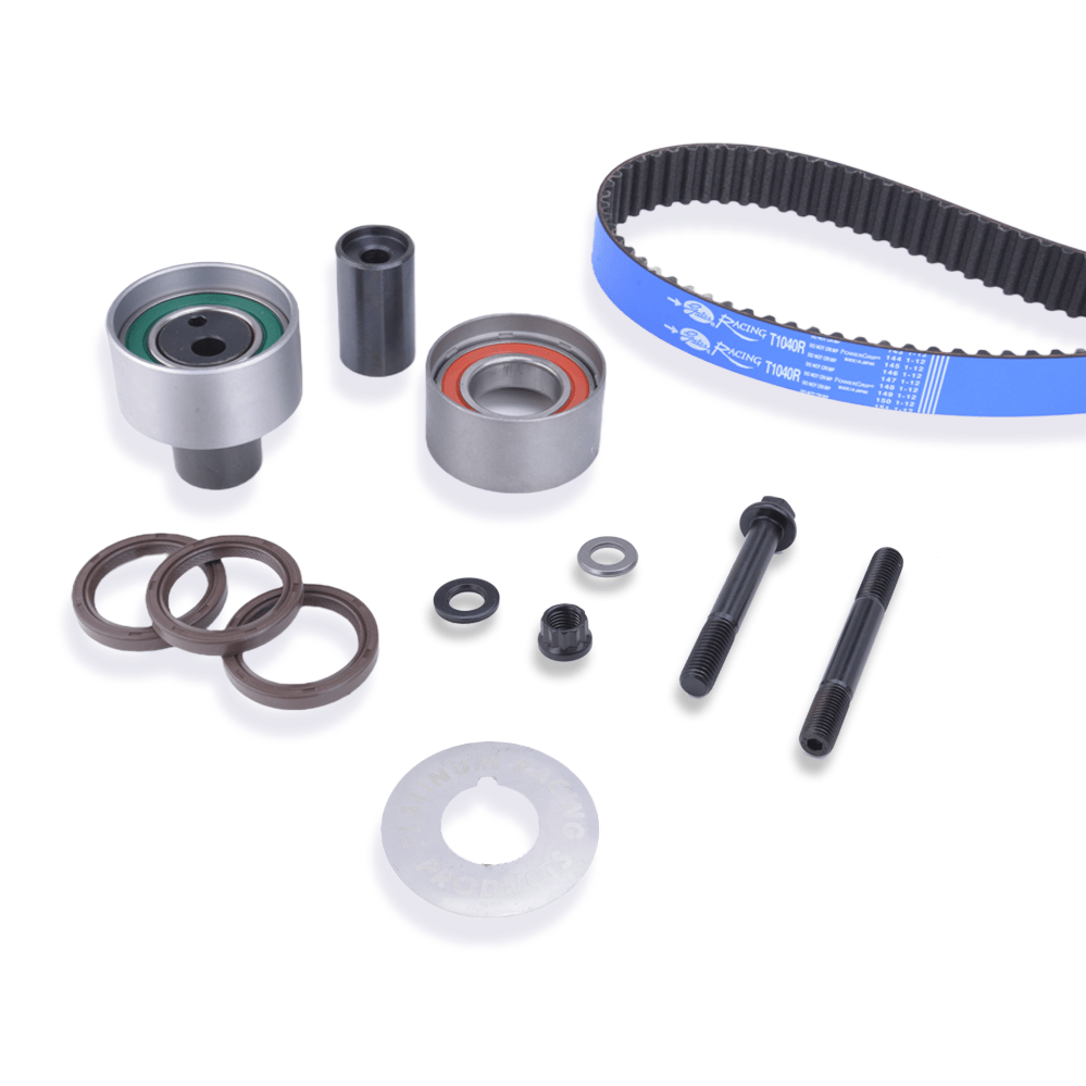 Platinum Racing Products Timing Parts Gates Racing Timing Belt Inc Tensioners / Viton Cam & Crank Seals / Timing Belt Guide / Yes - ARP RB20, RB25, RB26 Twin Cam Timing Belt Kit SR