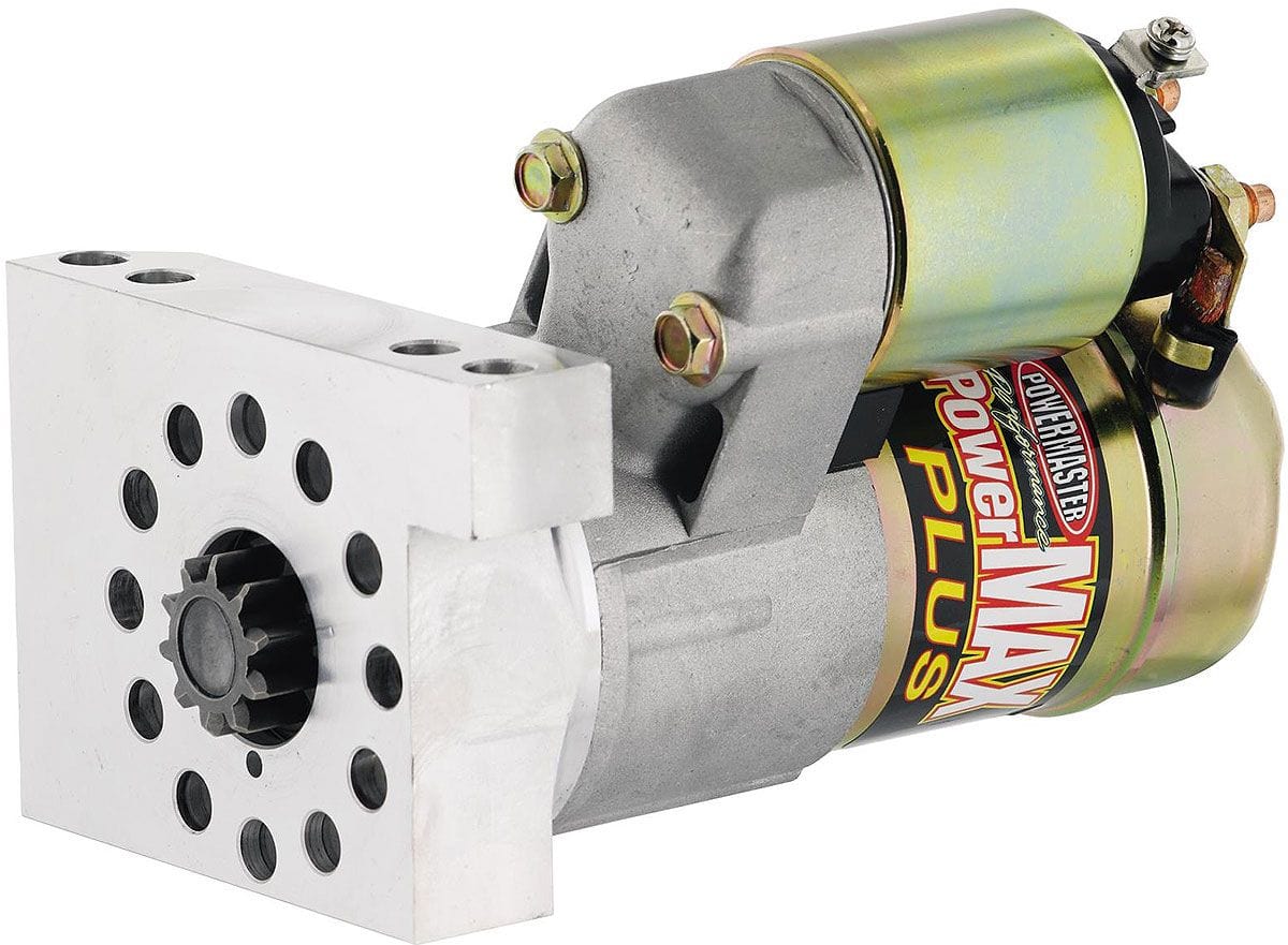 POWERMAST Suit SB/BB Chev with 153/168 Tooth Flywheel, 1.7 HP Powermaster Power Max Plus Starter Motor PM9100 SR