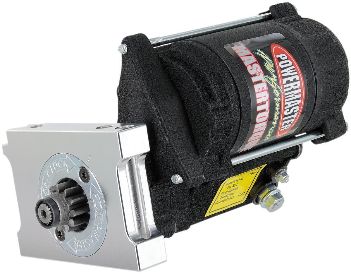 POWERMAST Suit SB Chev 153-168 Tooth, Straight Bolt Mount, 1.8 HP Powermaster Mastertorque Starter Motor PM9600 SR