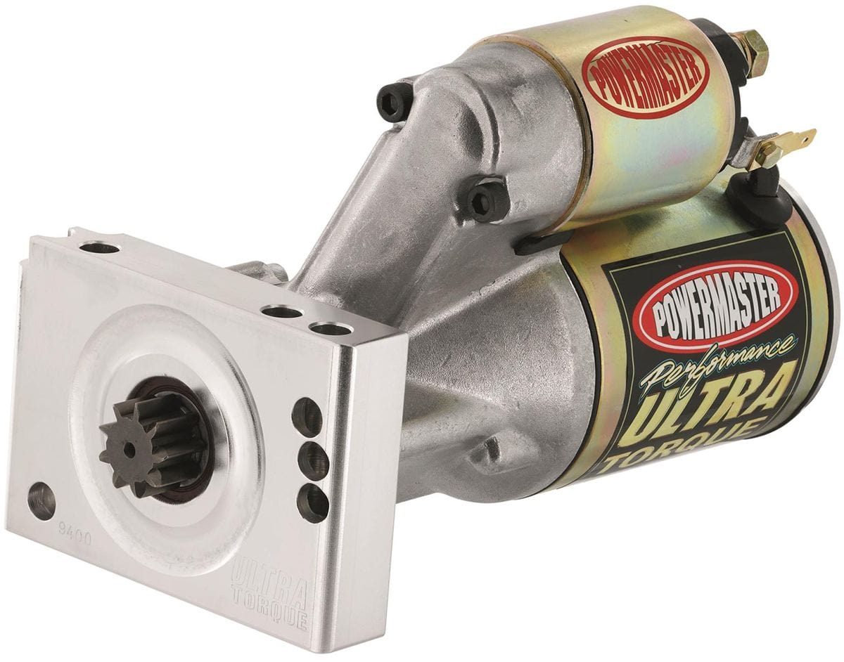 POWERMAST Suit SB Chev 153-168 Tooth, Straight Bolt Mount, 3.4 HP Powermaster Ultratorque Starter Motor PM9400 SR
