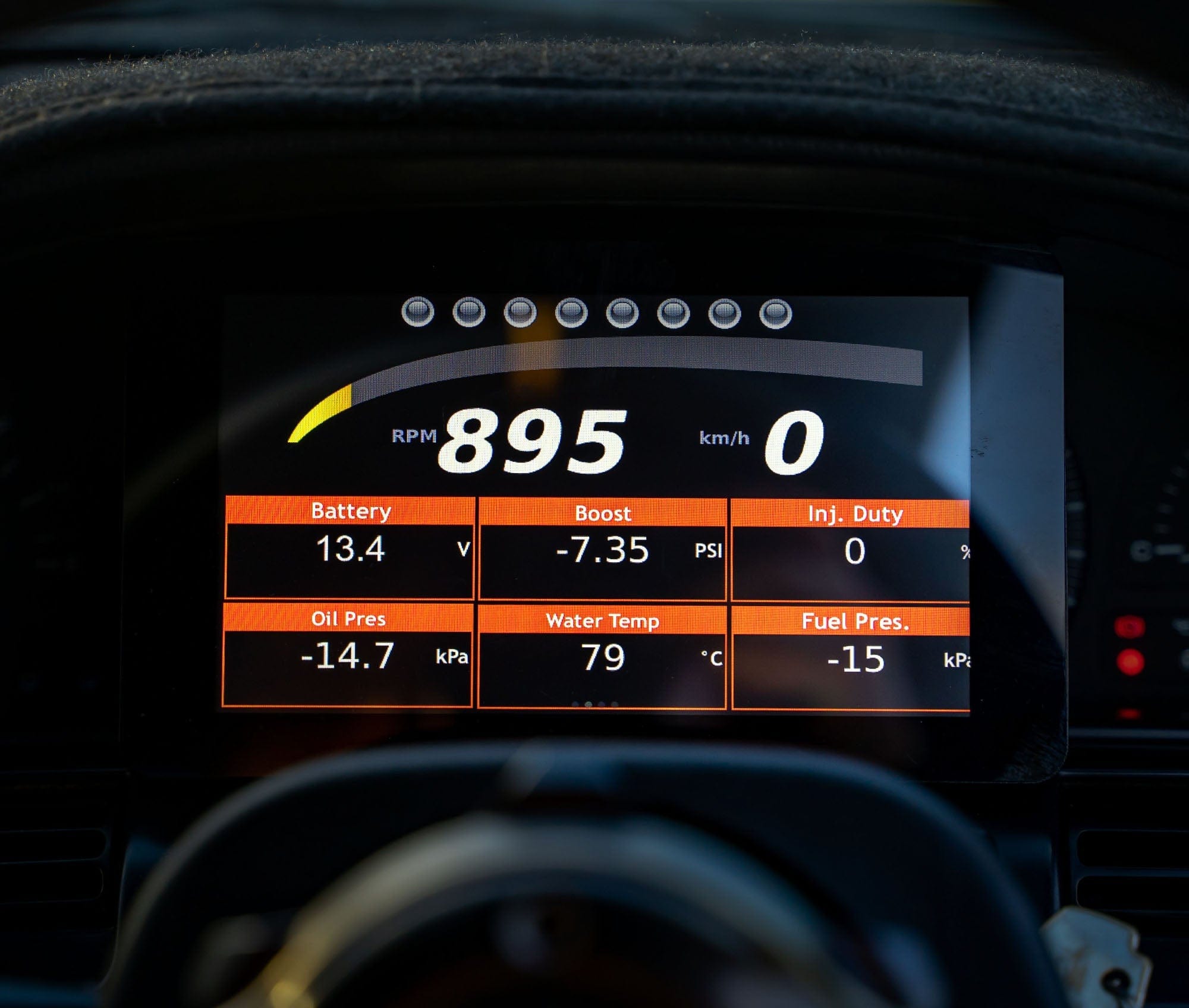 Powertune Haltech Elite / Yes / No PowerTune Digital Dash V5 (optional GPS) SR