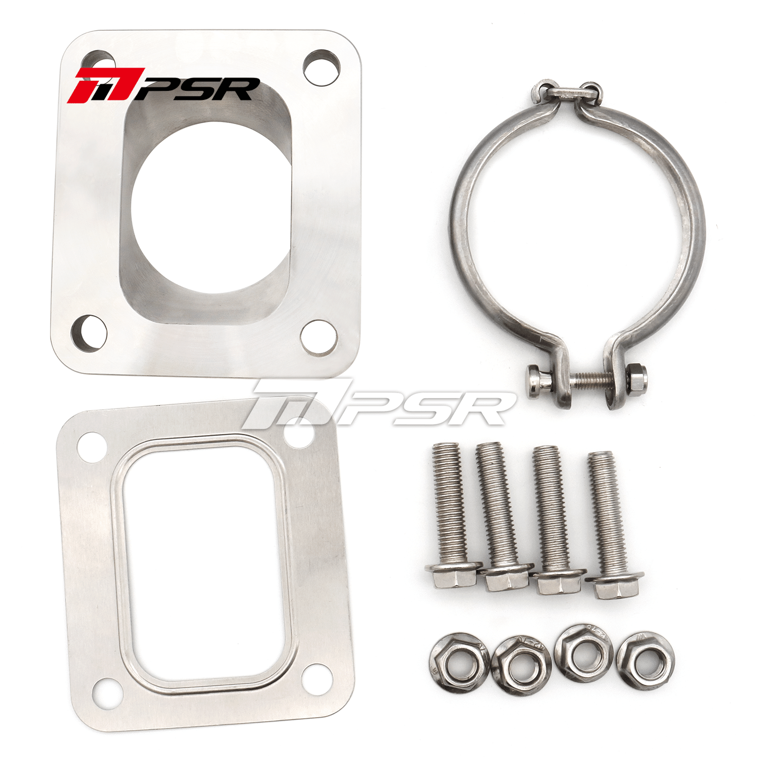 Pulsar Turbochargers PSR V-Band to T4 COMPACT Adapter for PTX30 PTX35 PTG55 PTG62 SR