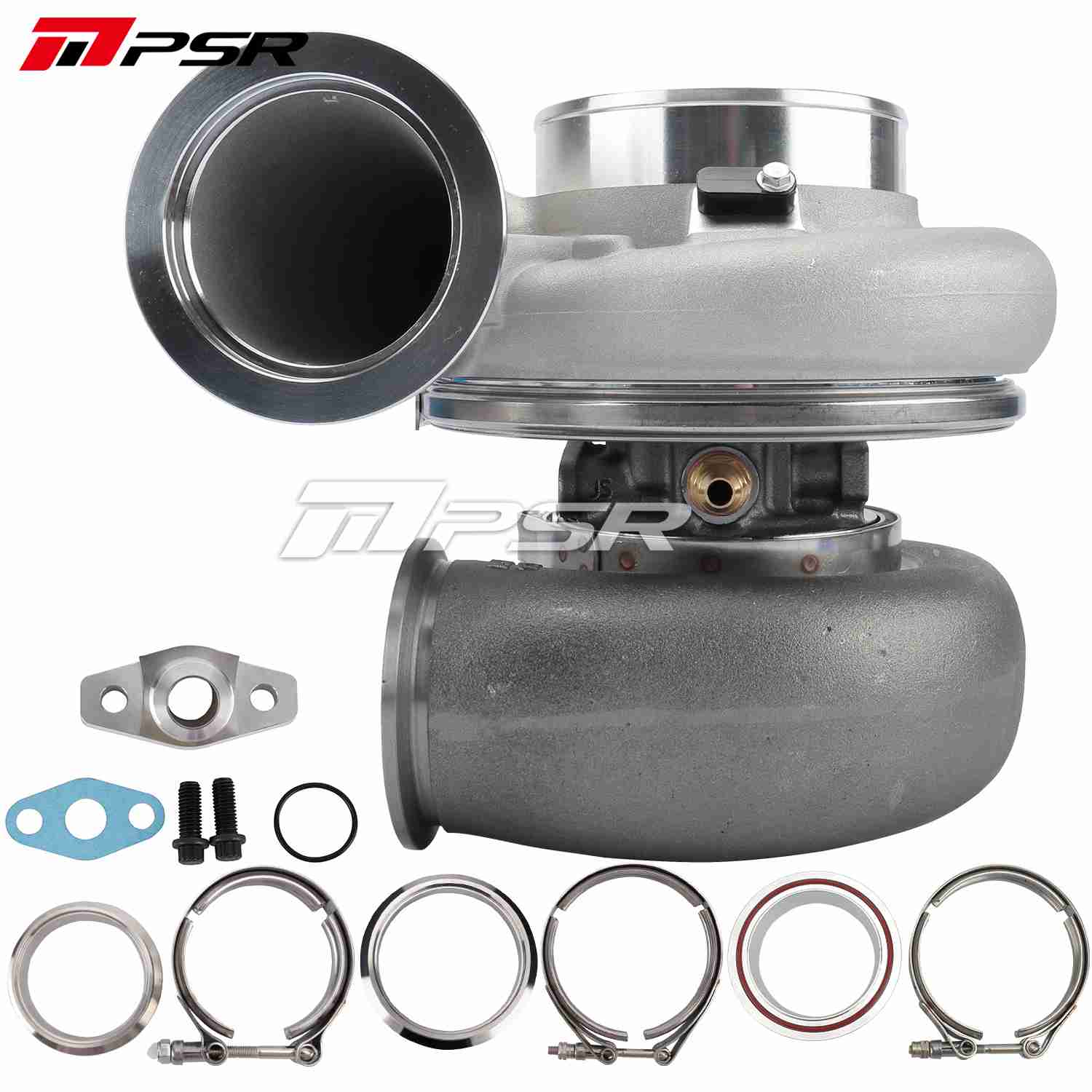 Pulsar Turbochargers Reverse Rotation / Standard / 1.15 A/R DUAL V-BAND PSR Reverse Rotation 7975G Dual Ball Bearing Turbocharger HP Rating 1450 SR
