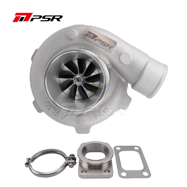 Pulsar Turbochargers STAINLESS STEEL V-BAND INLET, V-BAND OUTLET, 0.64A/R +T25 Adapter PSR3582 Compact Dual Ball Bearing Turbocharger SR