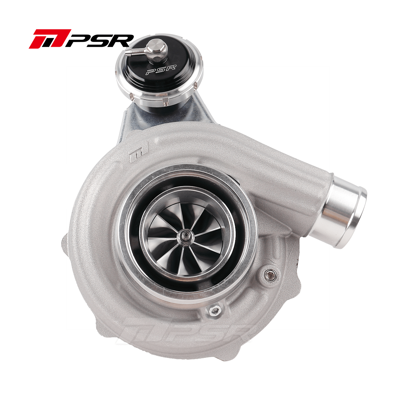 Pulsar Turbochargers Standard / .72A/R DUAL V-BAND IWG PSR 4849A With PTG Style Compressor wheel Dual Ball Bearing Turbocharger HP Rating 550 SR