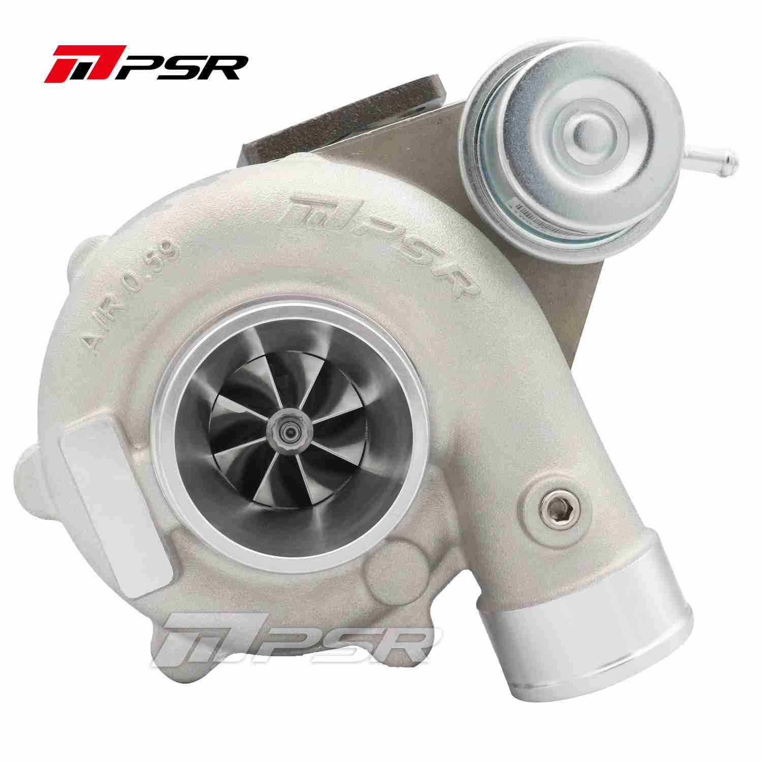 Pulsar Turbochargers Standard / T25 Inlet, 5 Bolt Outlet, 0.55A/R PSR 3942G Ball Bearing Turbocharger HP Rating 300 SR