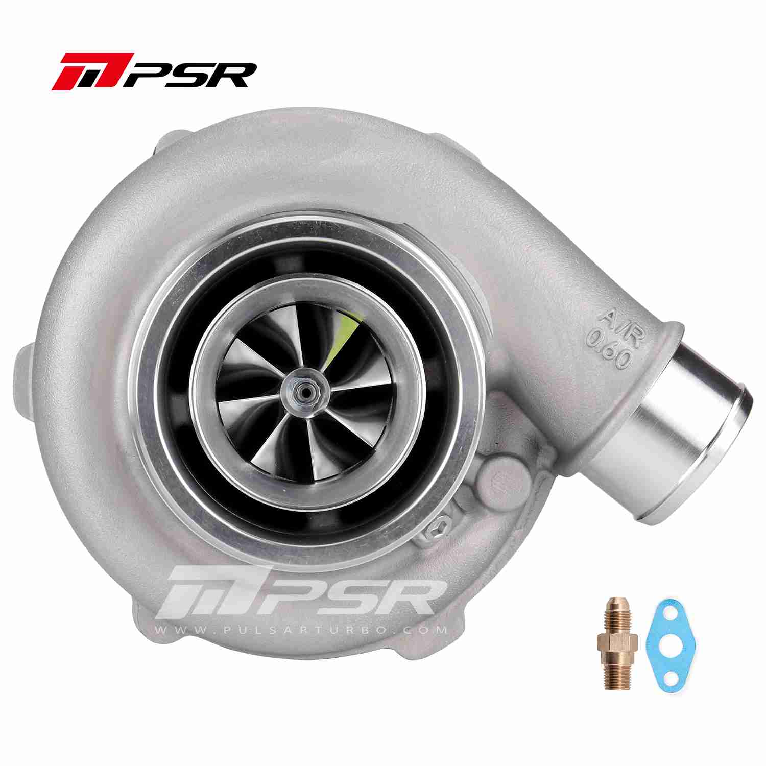 Pulsar Turbochargers Standard / T3 .82 V-BAND / Without Actuator PSR3067 Gen2 Dual Ball Bearing Turbocharger SR