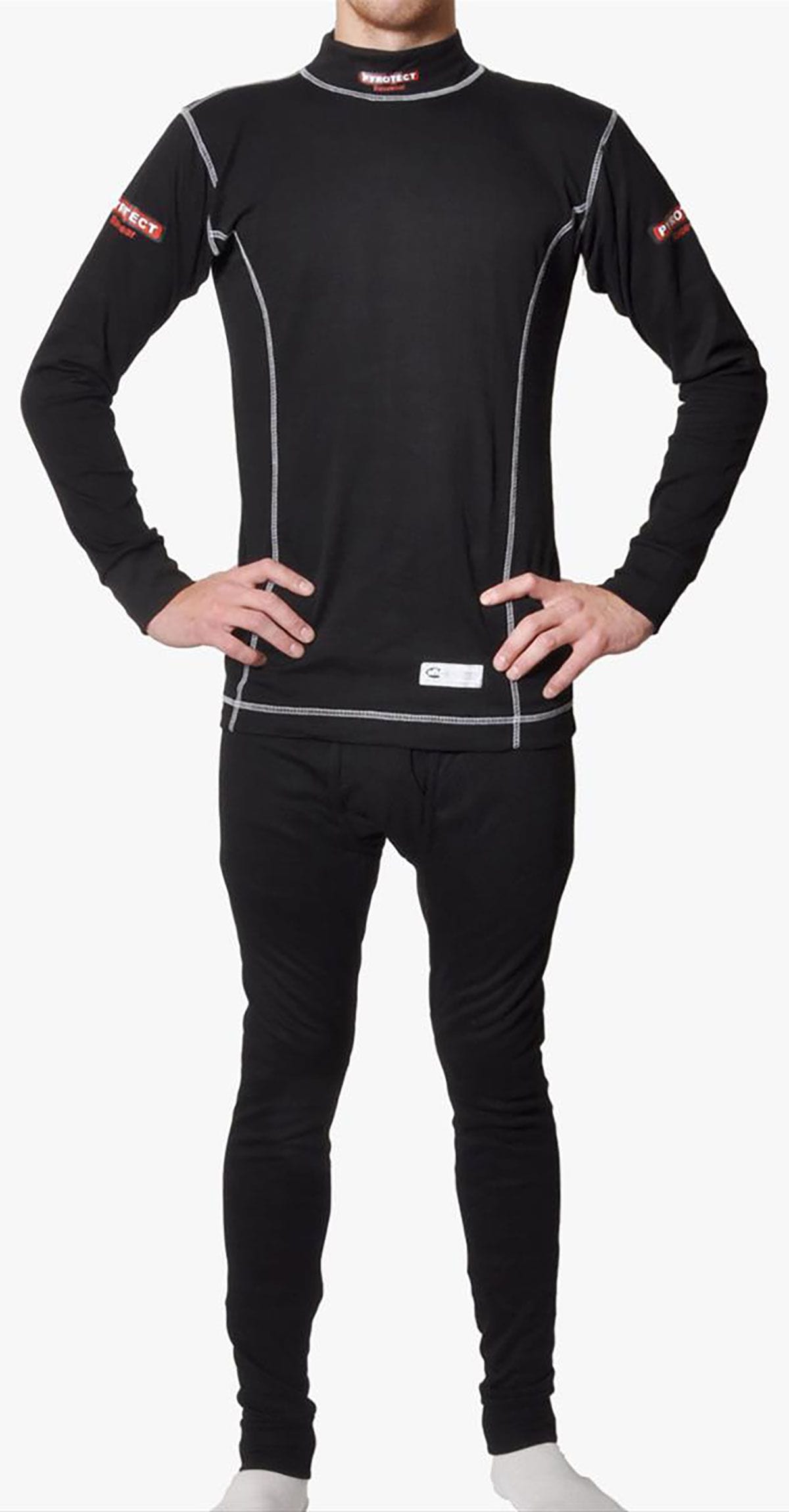 Pyrotect Safety Equipment Black, SFI Approved Pyrotect Safety Equipment Inner Wear Bottom (Medium) PY4810200 SR