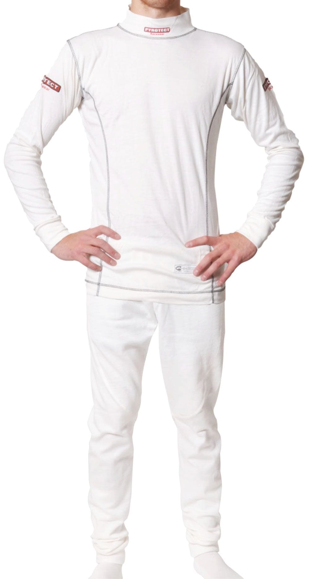 PYROTECT Sport Inner Wear SFI-1 Bottom, White Sport Inner Wear SFI-1 Bottom, White SR