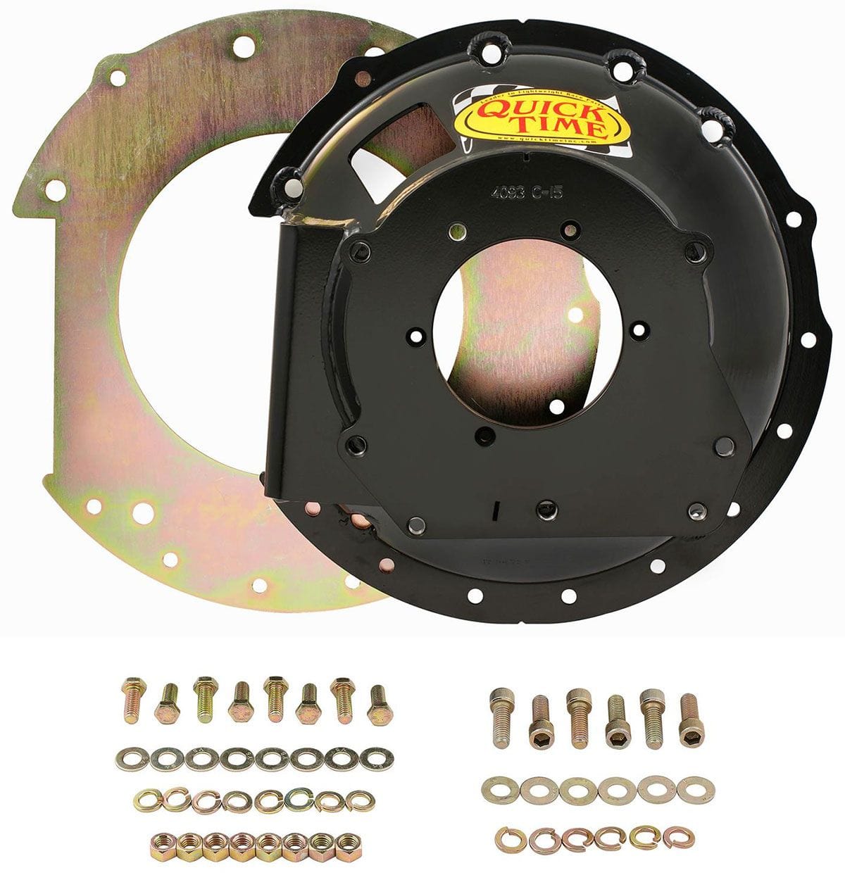 QTI Suit Mazda RX-7 13B / 20B With Muncie , Saginaw, T5 Transmission, 125 Quicktime Inc Steel SFI 6.1 Bellhousing QTRM-4093 SR