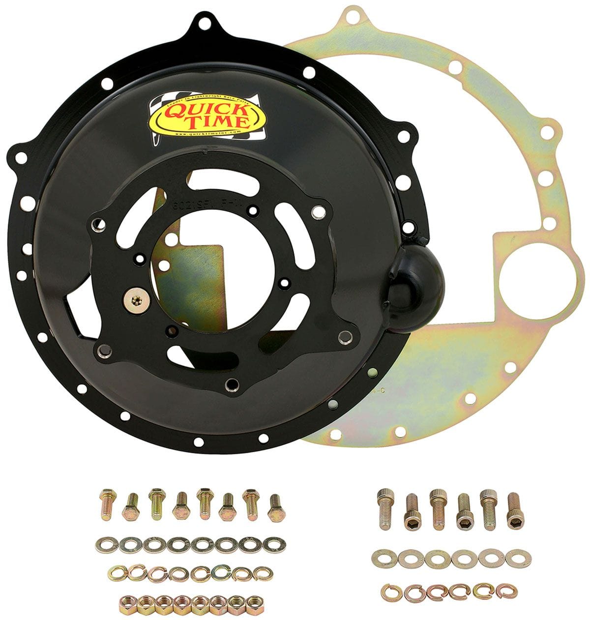 QTI Suit SB & BB Chev With Muncie, Saginaw, T5 Transmission, 153 & 168 To Quicktime Inc Steel SFI 6.1 Bellhousing QTRM-6021-SFI SR