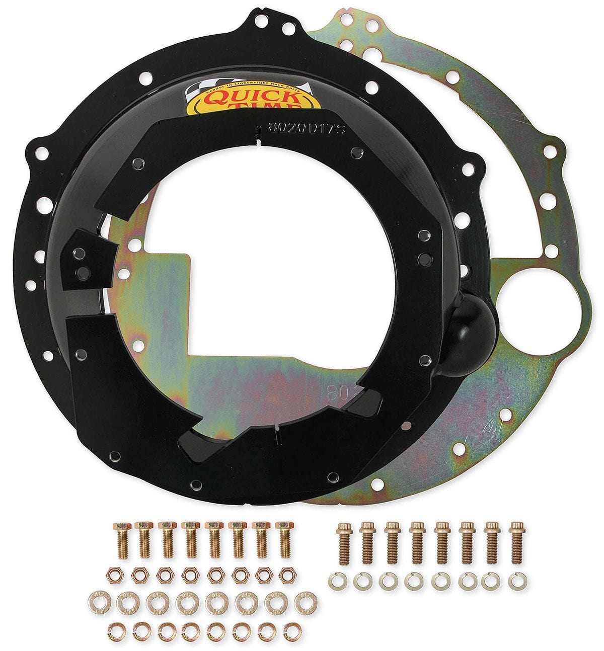 QTI Suit SB Chev LS With T56 LS1, T56 Magnum Transmission, 168 Tooth, 11" Quicktime Inc Steel SFI 6.1 Bellhousing QTRM-8020 SR