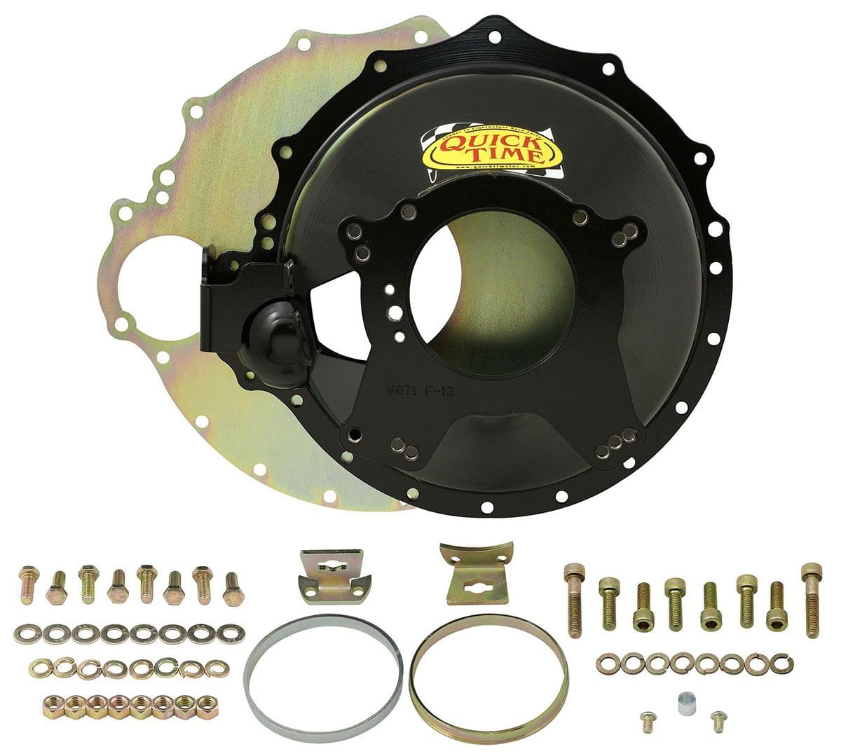 QTI Suit SB Chrysler 318-360 With Ford TKO or T5 Transmissions Quicktime Inc Steel SFI 6.1 Bellhousing QTRM-6071 SR